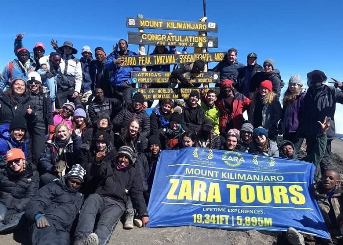 kilimanjaro rongai group Derpature
